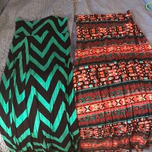 2 Maxi skirts